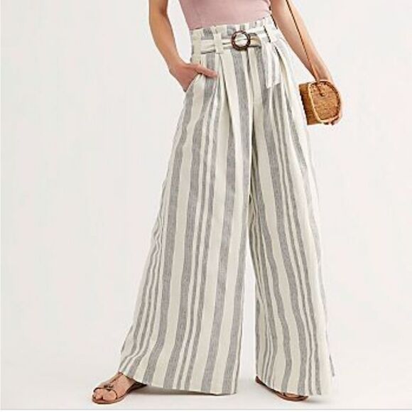 Free People Pants - Free people HI TYED WIDE LEG PANTS